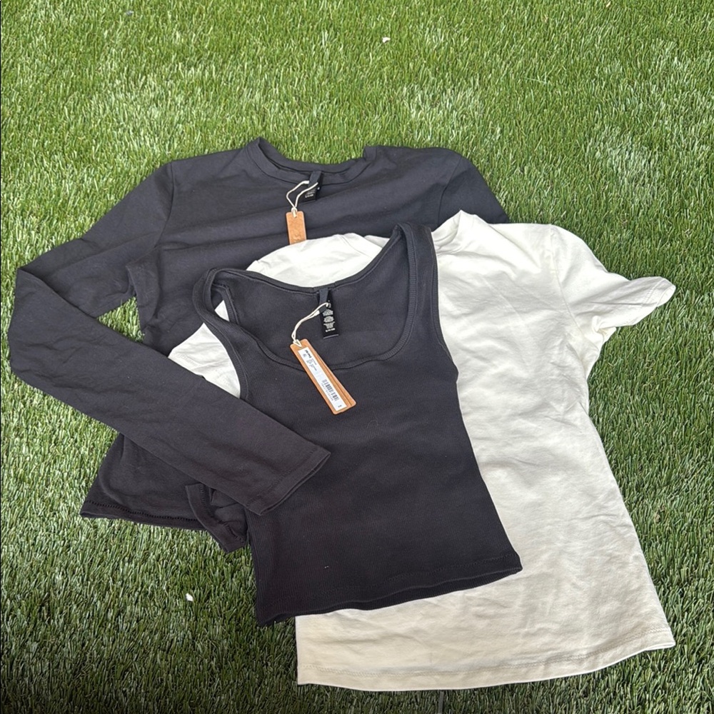 SKIMS size Small shirt bundle, NWT